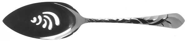 Pacific Tide (Stainless) Pierced All Stainless Pie Server