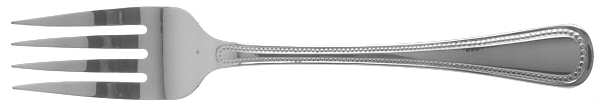 Patrician (Silverplate, 1975) Medium Solid Cold Meat Serving Fork