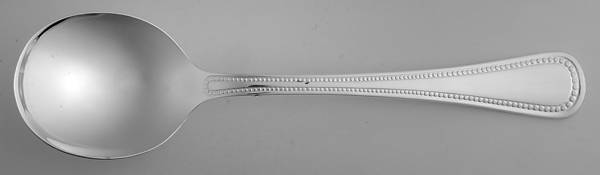 Patrician (Silverplate, 1975) Round Bowl Soup Spoon (Gumbo)