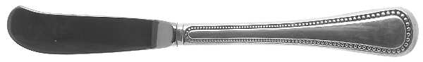 Patrician (Silverplate, 1975) Butter Spreader Hollow Hdl-Paddle/Stainless Blade