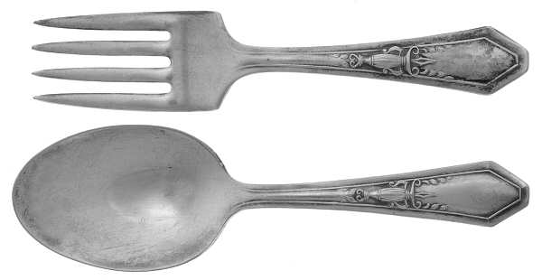 Pearl (Silverplate) 2 Pc Baby Set (BF, BS)