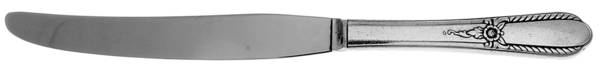 Pendant (Silverplate, 1941) Modern Hollow Knife with Pinched Handle