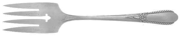 Pendant (Silverplate, 1941) Medium Solid Cold Meat Serving Fork