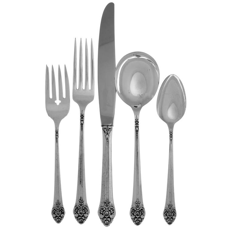 Plantation (Silverplate, 1948) 40 Piece Estate Set