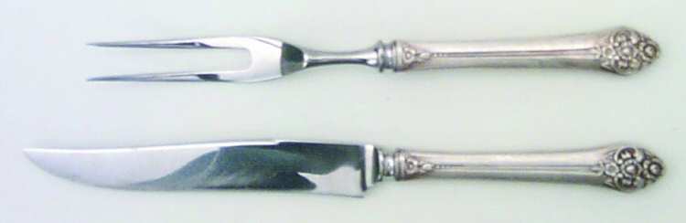 Plantation (Silverplate, 1948) Small Stainless Blade 2-Piece Steak Carving Set
