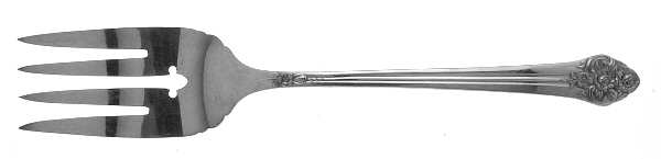 Plantation (Silverplate, 1948) Medium Solid Cold Meat Serving Fork