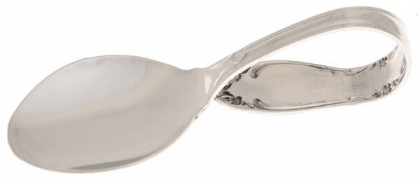 Plantation (Stainless-Custom) Baby Spoon with Curved Handle HC