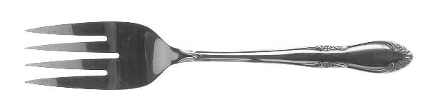 Plantation (Stainless-Custom) Medium Solid Cold Meat Serving Fork