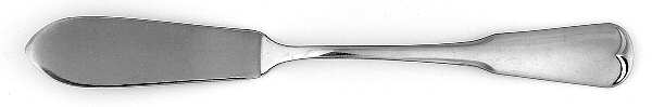 Plymouth Rock (Stainless) Flat Handle Master Butter Knife
