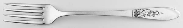 Presentation (Silverplate, 1948) Grille Fork (Viande)