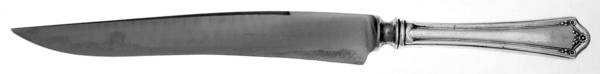 Primrose (Silverplate, 1915) Large Stainless Blade Roast Carving Knife