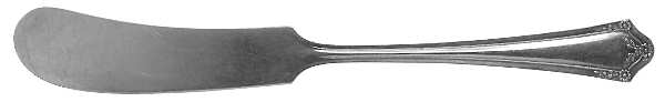 Primrose (Silverplate, 1915) Flat Handle Butter Spreader