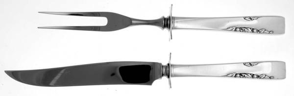 Proposal (Silverplate, 1954) Small Stainless Blade 2-Piece Steak Carving Set
