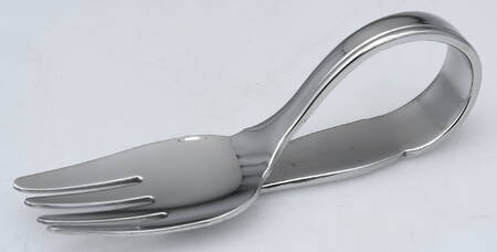 Profile (Stainless) Baby Fork with Curved Handle HC