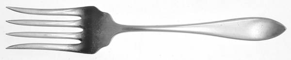 Puritan (Silverplate, 1910) Small Solid Cold Meat Serving Fork