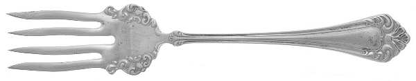 Puritan (Silverplate, 1900) Small Solid Cold Meat Serving Fork