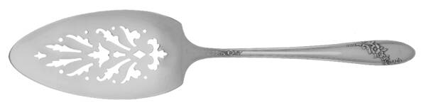 Queen Bess II (Silverplate, 1946) Solid Pierced Pie Server