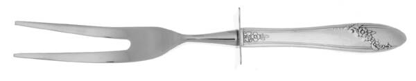 Queen Bess II (Silverplate, 1946) Cold Meat Fork Large, Stainless Tines HC