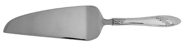 Queen Bess II (Silverplate, 1946) Pie and Cake Server with Stainless Blade HC