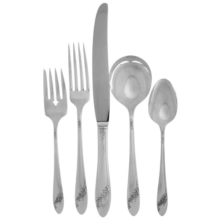 Queen Bess II (Silverplate, 1946) 40 Piece Estate Set