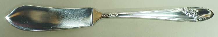 Queen Bess II (Silverplate, 1946) Flat Handle Master Butter Knife
