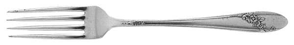 Queen Bess II (Silverplate, 1946) Fork