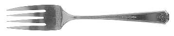 Queen Bess I (Silverplate, 1924) Individual Salad Fork