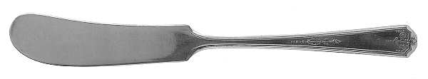 Queen Bess I (Silverplate, 1924) Flat Handle Butter Spreader
