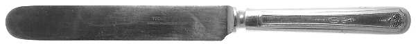 Queen Bess I (Silverplate, 1924) Blunt Solid Knife