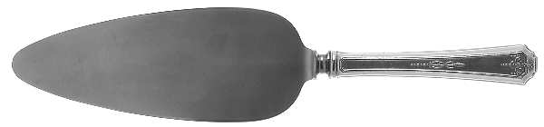 Queen Bess I (Silverplate, 1924) Pie Server with Silverplate Blade