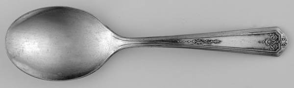 Queen Bess I (Silverplate, 1924) Straight Handle Baby Spoon