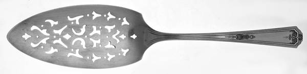 Queen Bess I (Silverplate, 1924) Solid Pierced Pie Server