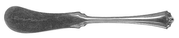Raleigh (Silverplate) Flat Handle Butter Spreader