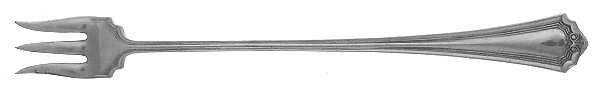 Raleigh (Silverplate) Cocktail/Seafood Fork