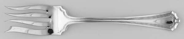 Raleigh (Silverplate) Medium Solid Cold Meat Serving Fork