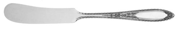Ramona-Lakewood-Brentwood (Silverplate, 1928) Small Flat Handled Butter Spreader