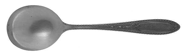 Ramona-Lakewood-Brentwood (Silverplate, 1928) Round Bowl Soup Spoon (Gumbo)