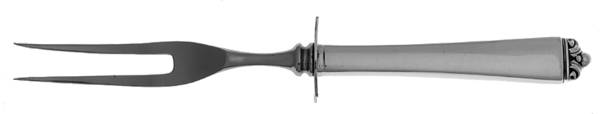 Reigning Beauty (Sterling, 1953) Small Steak Carving Fork with Stainless Prongs