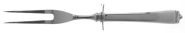 Reigning Beauty (Sterling, 1953) Small Steak Carving Fork with Stainless Prongs
