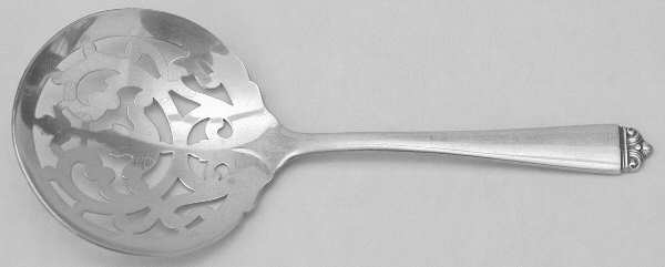 Reigning Beauty (Sterling, 1953) Solid Bon Bon Spoon with Pierced Bowl