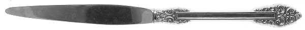 Rembrandt (Stainless, Glossy) Letter Opener with Stainless Blade