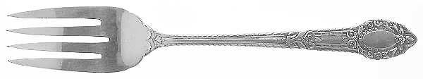 Rendezvous-Old South I (Silverplate 1938) Individual Salad Fork by Oneida Silver