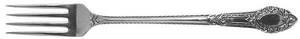 Rendezvous-Old South I (Silverplate 1938) Grille Fork (Viande)