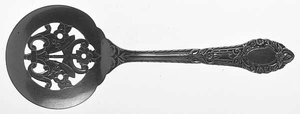 Rendezvous-Old South I (Silverplate 1938) Solid Bon Bon Spoon with Pierced Bowl