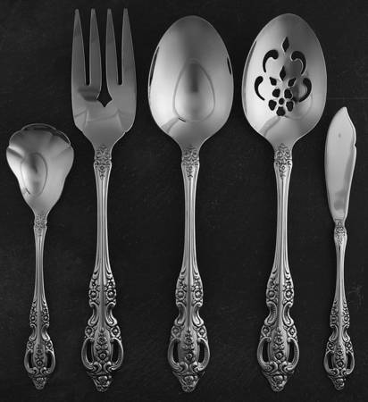 Renoir-Pembrooke (Stainless) 5 Piece Hostess Set