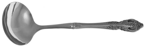 Renoir-Pembrooke (Stainless) Gravy Ladle with No Spout Stainless Bowl HC