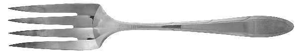 Reverie (Silverplate, 1937) Medium Solid Cold Meat Serving Fork