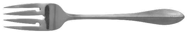 Rhodes (Stainless, Northland Line) Medium Solid Cold Meat Serving Fork
