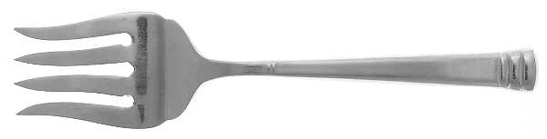 Rhodes (Stainless, Achievement) Medium Solid Cold Meat Serving Fork