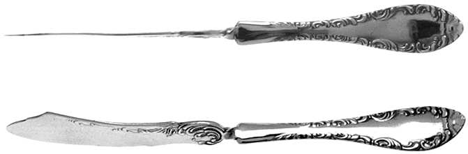 Rhinebeck-St Elmo (Silverplate, 1900) Flat Handle Master Butter Knife